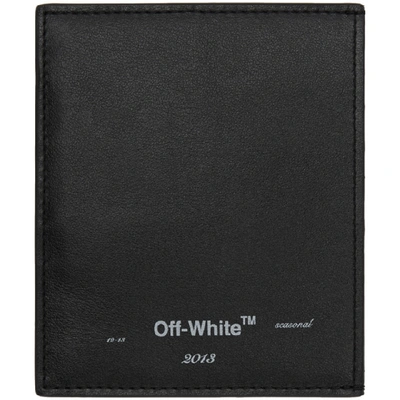 Off-white Logo Printed Cardholder In Black