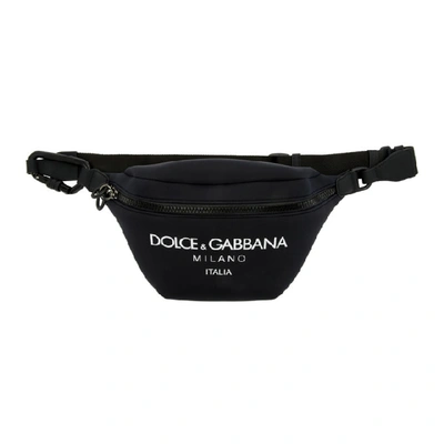 Dolce & Gabbana Dolce And Gabbana Black Logo Fanny Pouch