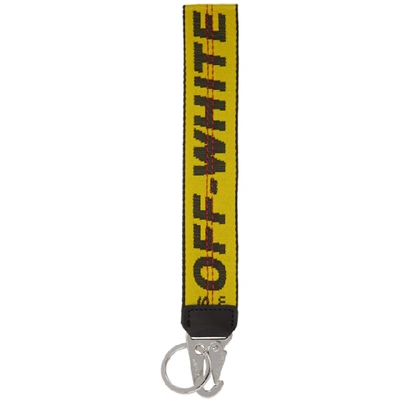 Off-white Industrial Keyring In Yellow