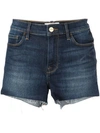 FRAME LE CUT OFF DENIM SHORTS