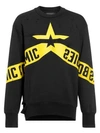 DIESEL Bay Star Graphic Distressed Sweatshirt