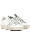GOLDEN GOOSE HI STAR LEATHER trainers,P00404693