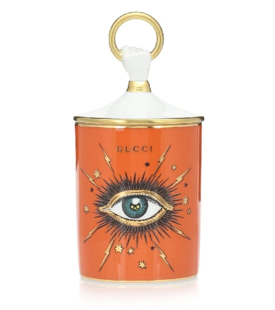 Gucci Fumus Star Eye Scented Candle In Orange