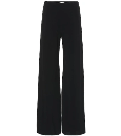 The Row Lucinda High-rise Wide-leg Trousers In Black