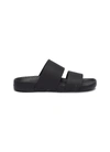 Vince 'marina' Rubber Double Band Pool Slides In Black