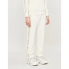 Palm Angels Velvet Jogging Bottoms In White