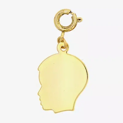 1928 Jewelry 1928 Gold Tone Boy Brass Charm In Yellow