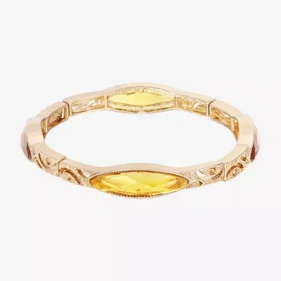 1928 Jewelry 1928 Gold-tone Womens Stretch Bracelet In Yellow