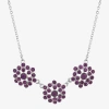 1928 Jewelry 1928 Silver Tone Womens 16 Inch Collar Necklace In Purple