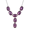 1928 Jewelry 1928 Silver Tone Womens Alloy 15 Inch Y Necklace In Purple
