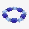 1928 Jewelry 1928 Silver Tone Womens Stretch Bracelet In Blue