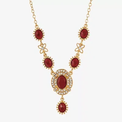 1928 Jewelry 1928 Womens 16 Inch Collar Necklace In Orange