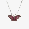1928 Jewelry 1928 Womens Alloy Butterfly 16 Inch Pendant Necklace In Metallic