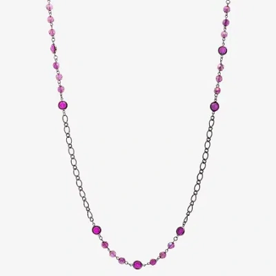 1928 Jewelry 1928 Womens Black 40 Inch Strand Necklace In Purple