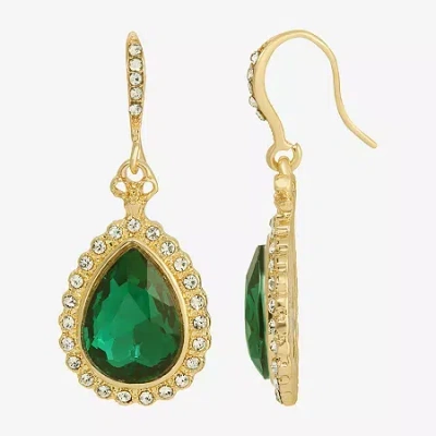 1928 Jewelry 1928 Womens Drop Earrings In Green