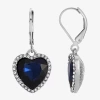 1928 Jewelry 1928 Womens Heart Drop Earrings In Metallic