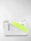 Kenzo Zipped Cross Body Bag In White