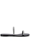 Giuseppe Zanotti Croisette Crystal-embellished Sandals In Kanda Per Ricamo Nero