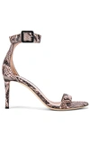 GIUSEPPE ZANOTTI Buckle Heel Sandal,GIZR-WZ52