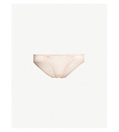 Agent Provocateur Hinda Lace Briefs In Nude