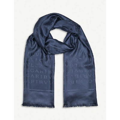 Bvlgari Logomania 'maxi Light' Silk Stole