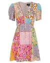 SALONI Lea Patchwork Dress,060035404549
