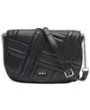 DKNY ALLEN LEATHER SADDLE BAG, CREATED FOR MACY'S