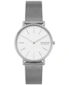 Skagen Women's Signatur Stainless Steel Mesh Bracelet Watch 38mm In Silver