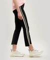 Mother The Insider Striped Straight High-rise Jeans In Guilty Racer