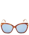 GUCCI OVERSIZED BUTTERFLY SQUARE SUNGLASSES,5057865638737