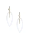 ADRIANA ORSINI Summer Color Front To Back Earrings