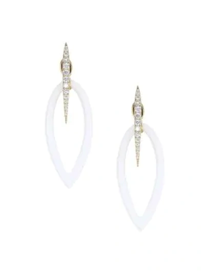 Adriana Orsini Summer Color Front To Back Earrings In Gold