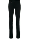 Philipp Plein Low-rise Skinny Jeans In Black