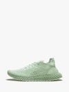 Adidas Originals Adidas Green Adidas X Daniel Arsham Future Runner 4d Sneakers In Green