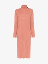SEE BY CHLOÉ SEE BY CHLOÉ KNITTED ROLL-NECK MIDI DRESS,CHS19AMR0251013989256
