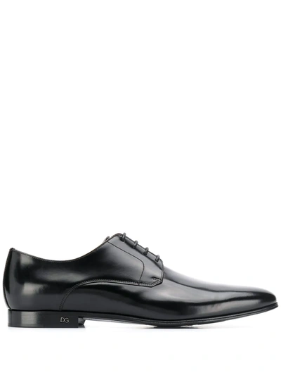 DOLCE & GABBANA POINTED TOE DERBY SHOES