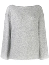 3.1 PHILLIP LIM / フィリップ リム 3.1 PHILLIP LIM BOAT NECK JUMPER - GREY