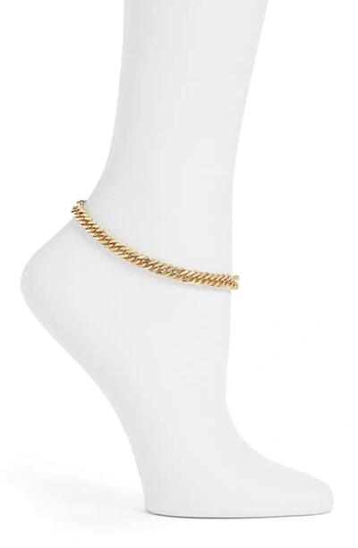 8 Other Reasons X Jill Jacobs Chain Link Anklet In Gold