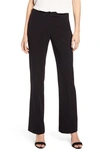 Anne Klein Stretch Flare Leg Pants In Anne Black
