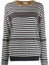 BRUNELLO CUCINELLI STRIPED JUMPER