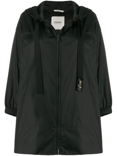 Max Mara 's  Hooded Rain Jacket - 黑色 In Black