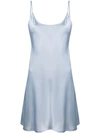 La Perla Silk Chemise In Light Blue