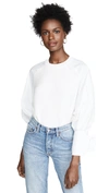 ADEAM BOW CUFF SWEATER