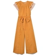 ULLA JOHNSON Landon Jumpsuit in Ochre