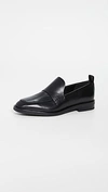3.1 Phillip Lim Alexa Slip-on Leather Loafers In Black