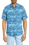TOMMY BAHAMA PRIMO PALMS CLASSIC FIT SHORT SLEEVE BUTTON-UP SHIRT,T322529