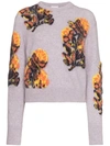 CHLOÉ floral Intarsia sweater