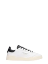 GHOUD LOB 01 WHITE LEATHER SNEAKERS,10971850