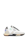 GHOUD RUSH WHITE SUEDE AND LEATHER SNEAKERS,10971848