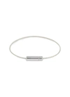 LE GRAMME 'LE 5 GRAMMES' POLISHED STERLING SILVER CABLE BRACELET